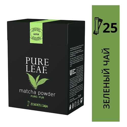 Чай зеленый Pure Leaf Matcha 25 стиков в ВкусВилл
