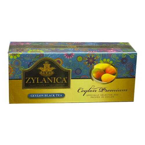 Чай Zylanica Ceylon Premium черный байховый с манго 25 пакетиков в ВкусВилл