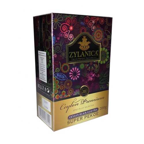 Чай Zylanica Ceylon Premium черный листовой Super Pekoe 200 г в ВкусВилл