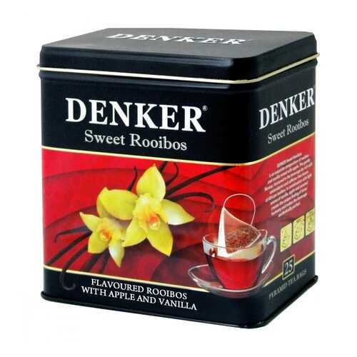 Чайный напиток Denker Sweet Roibos ройбуш с добавками 25 пирамидок в ВкусВилл
