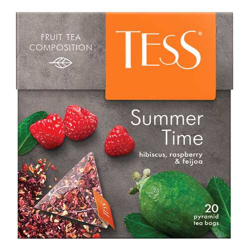 Чайный напиток в пирамидках Tess Summer Time 20 пакетиков в ВкусВилл