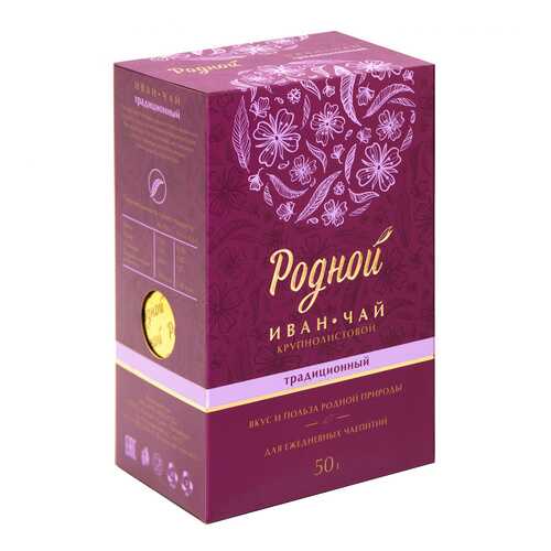 Иван-чай Родной Традиционный, крупнолистовой, 50 гр в ВкусВилл