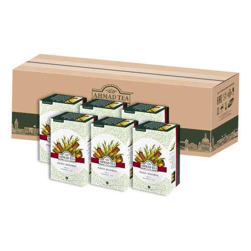 Травяной чай Ahmad Tea с корицей Мэджик ройбуш в пакетиках 20х1,5г - 6 штук в ВкусВилл