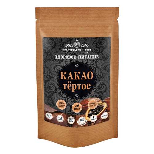 Какао Продукты XXII века тертое 100 г в ВкусВилл