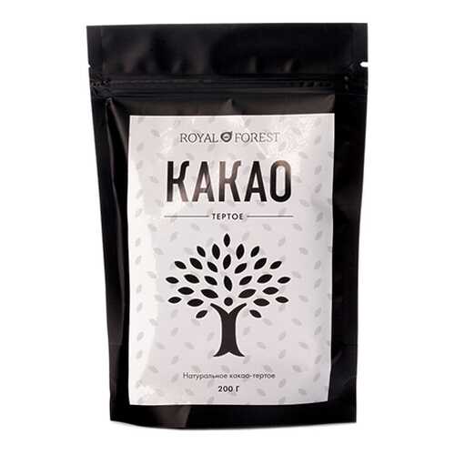 Какао Royal Forest тертое натуральное 200 г в ВкусВилл