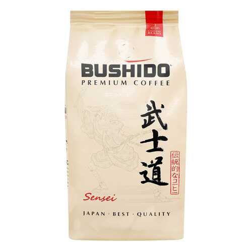 Кофе черный в зернах Bushido Sensei Арабика Премиум 227 г в ВкусВилл