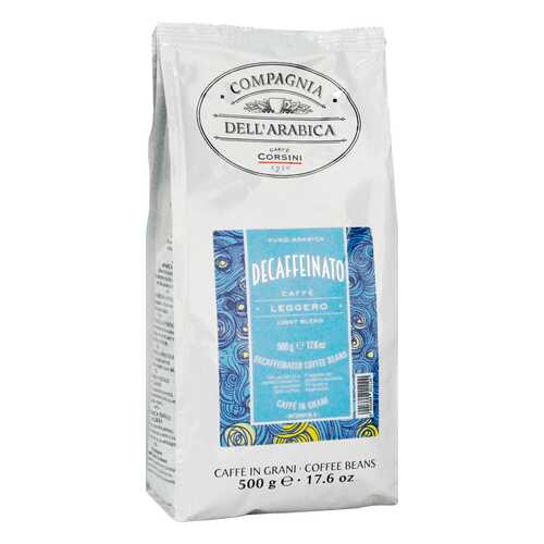 Кофе Compagnia Dell`Arabica Decaffeinato в зернах 500 г в ВкусВилл