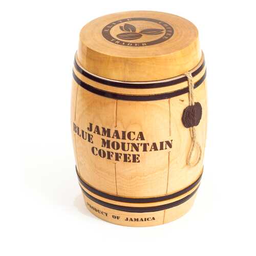Кофе Jamaica Blue Mountain подарочный в зернах для гурманов в деревянном бочонке 200 г в ВкусВилл