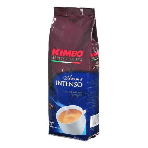 Кофе Kimbo aroma intenso насыщенный зерно 500 г в ВкусВилл
