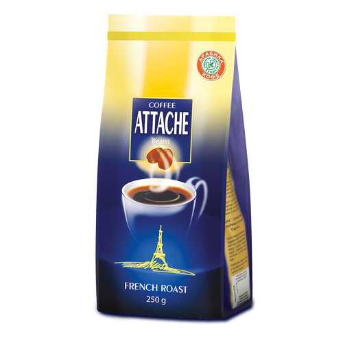 Кофе Куппо Атташе французской обжарки зерно 250 г в ВкусВилл