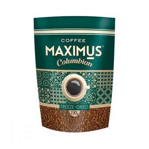 Кофе Maximus Columbian растворимый 230 г в ВкусВилл