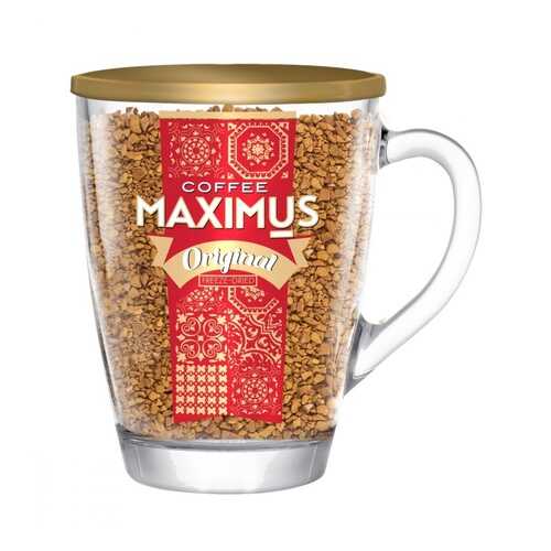 Кофе Maximus Original растворимый в стеклянной кружке 70 г в ВкусВилл