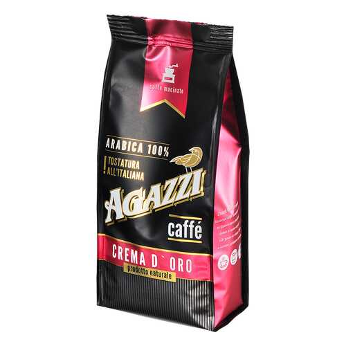 Кофе молотый Agazzi crema d`oro для турки 200 г в ВкусВилл