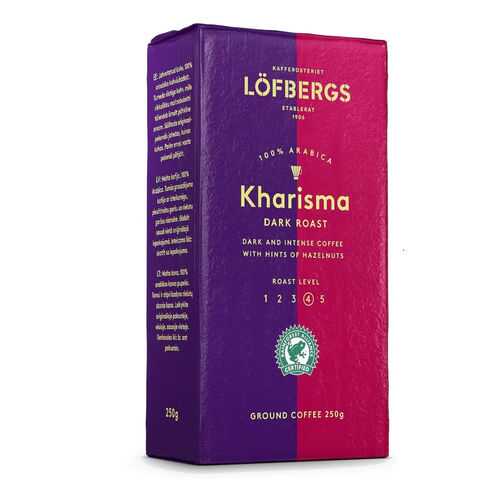 Кофе молотый Lofbergs Kharisma 250 г в ВкусВилл