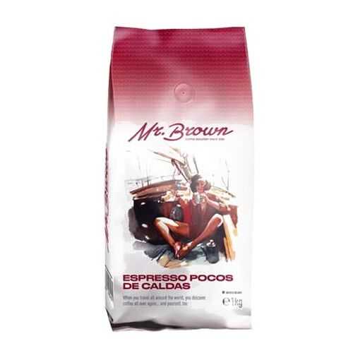 Кофе Mr.Brown Espresso Pocos De Caldas в зернах 1 кг в ВкусВилл