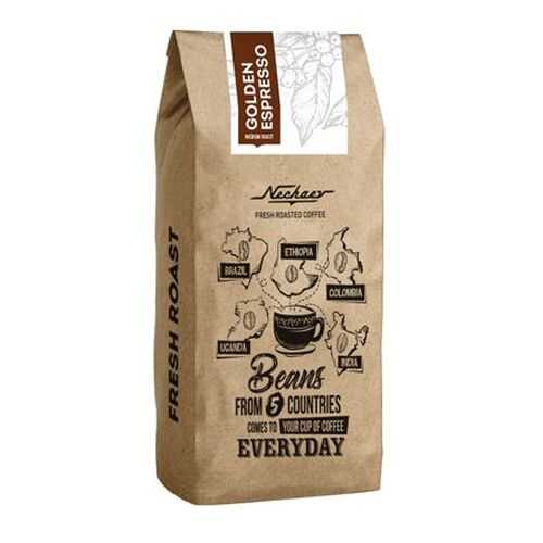 Кофе Nechaev Golden Espresso в зернах свежей обжарки 500 г в ВкусВилл