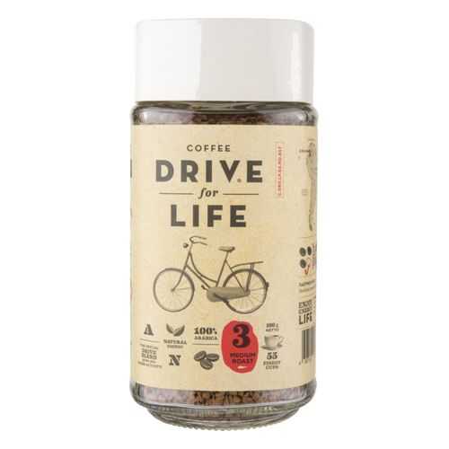 Кофе растворимый Drive for Life medium roast 100 г в ВкусВилл