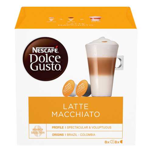 Кофе в капсулах Nescafe Dolce Gusto latte macchiato 16 капсул в ВкусВилл