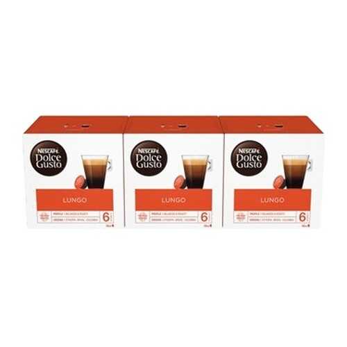 Кофе в капсулах Nescafe Dolce Gusto Лунго 3 штуки по 16 капсул в ВкусВилл