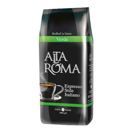 Кофе в зернах Alta Roma verde 1000 г в ВкусВилл