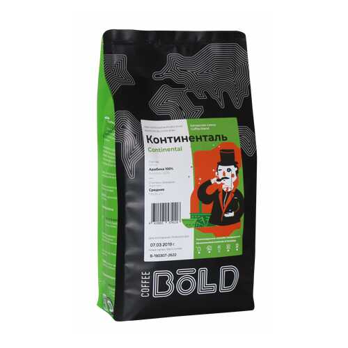 Кофе в зернах Bold бленд континенталь 500 г в ВкусВилл