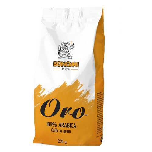 Кофе в зернах Bonomi Oro 250 г в ВкусВилл
