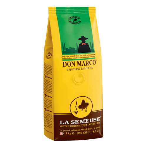 Кофе в зернах La Semeuse don marco 1000 г в ВкусВилл