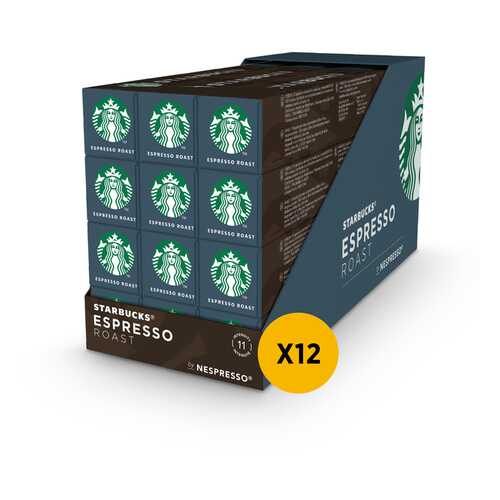 Nespresso STARBUCKS Espresso Roast 12 штук по 57г в ВкусВилл