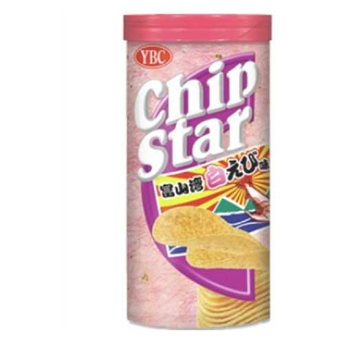 ЧЧИПСЫ Chip Star Картофельные чипсы со вкусом СЛИВОЧНОЙ КРЕВЕТКИ 50г, туба,Япония в ВкусВилл