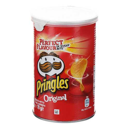 Чипсы Pringles оriginal картофельные 70 г в ВкусВилл