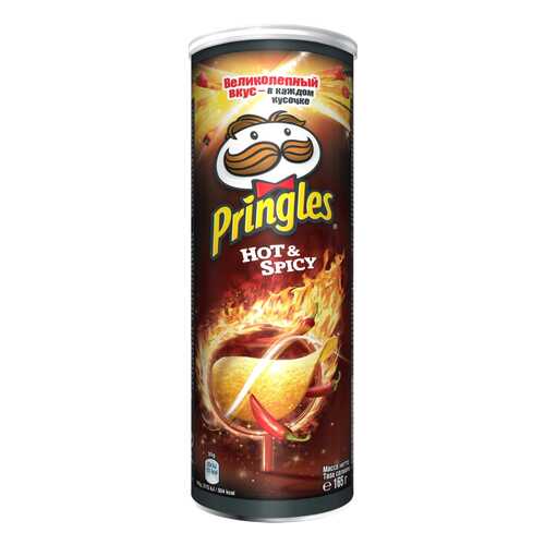 Чипсы Pringles острый и пряный 165 г в ВкусВилл