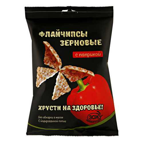 Флайчипсы зерновые с паприкой 40 г в ВкусВилл