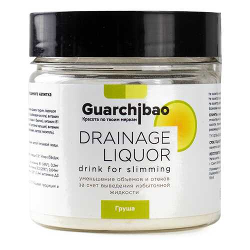 Дренажный напиток Guarchibao Drainage liquor со вкусом груши в ВкусВилл