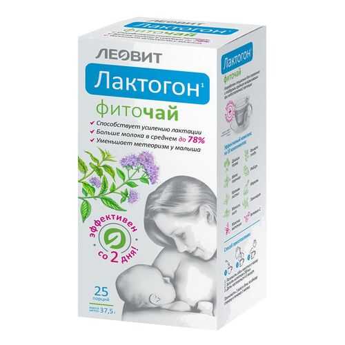 Фиточай Леовит лактогон 25 пакетиков по 1.5 г в ВкусВилл