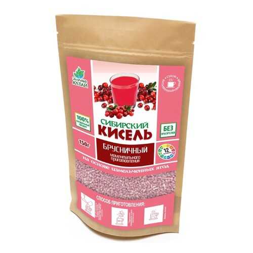 Кисель Эколайф АЛТАЙ брусничный витаминизированный 150 г в ВкусВилл