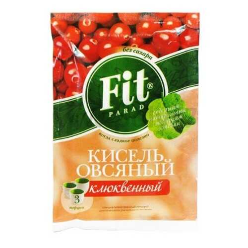 Кисель овсяный Fit Parad клюквенный 50 г в ВкусВилл