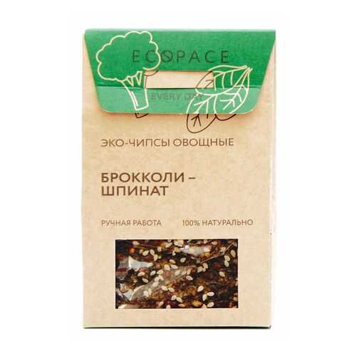 Эко-чипсы овощные Every day брокколи-шпинат 40 г в ВкусВилл