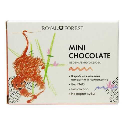 Шоколад Royal Forest из обжаренного кэроба 30г в ВкусВилл