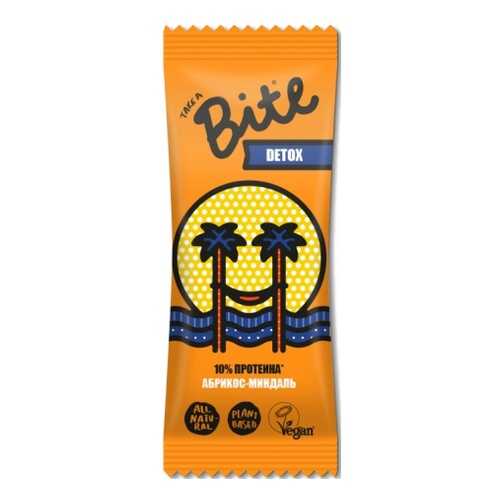 Батончик Bite фруктово-ореховый детокс абрикос-миндаль 45 г в ВкусВилл