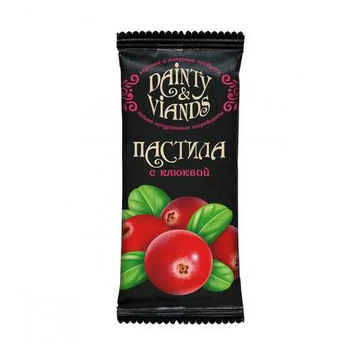 Батончик Dainty & Viands Пастила с клюквой, 40 гр в ВкусВилл
