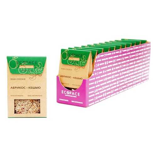 Батончик EcoSpace RAW Cookie Абрикос-Кешью EVERY DAY 55 г Россия в ВкусВилл
