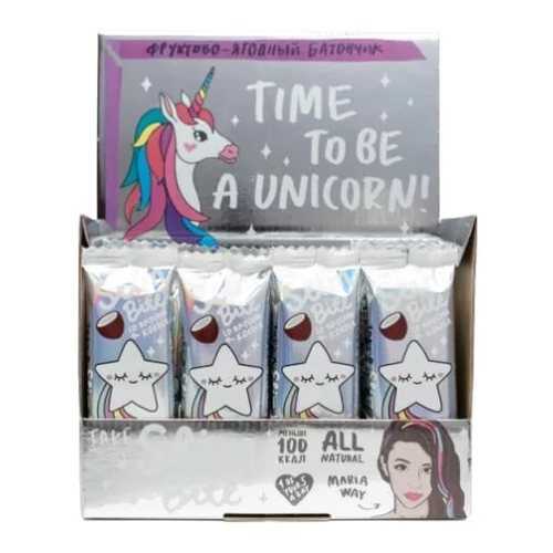 Батончик Фруктово-ягодный Bite Slim Unicorn Кокос 30 штук по 30 гр в ВкусВилл