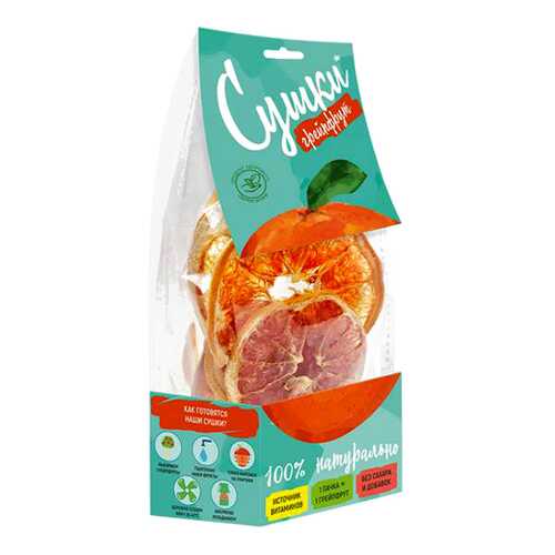 Чипсы фруктовые Биопродукты сушки грейпфрут в ВкусВилл