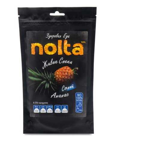 Чипсы фруктовые NOLTA Ананас 30 г Россия в ВкусВилл