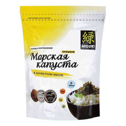 Морская капуста нори Midori в кунжутном масле 80 г в ВкусВилл