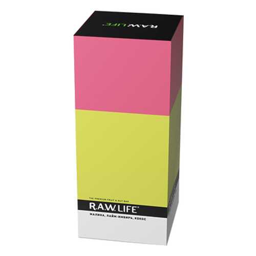 Набор Raw Life Mix, малина-лайм, лайм-имбирь, кокос Raw Life 141 г в ВкусВилл