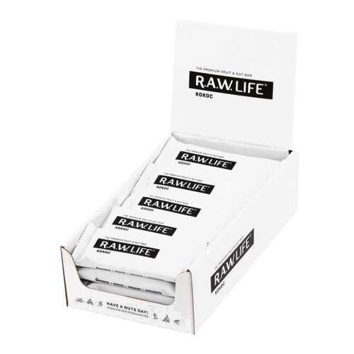 Орехово-фруктовый батончик R.A.W. LIFE «Кокос» (20 шт. в уп.) в ВкусВилл