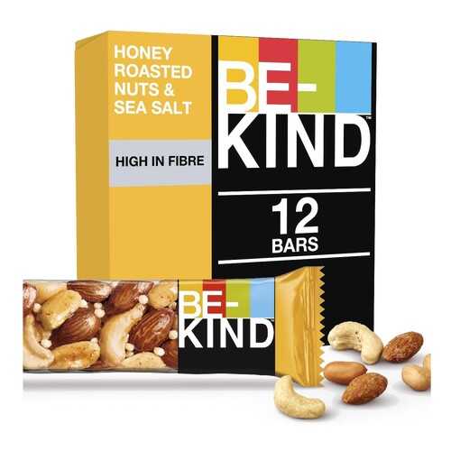 Ореховый батончик BE-KIND с медом и морской солью 12 штук по 40 г в ВкусВилл