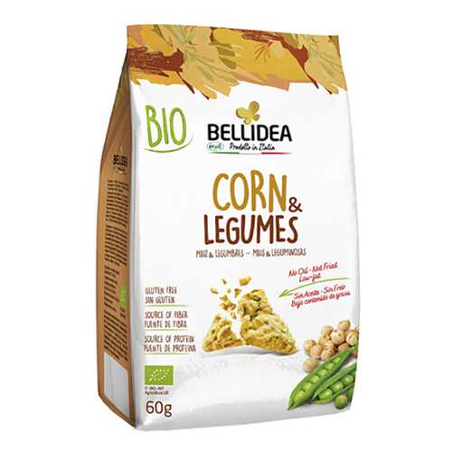 Снеки кукурузные Riso Scotti c бобами 60 г в ВкусВилл
