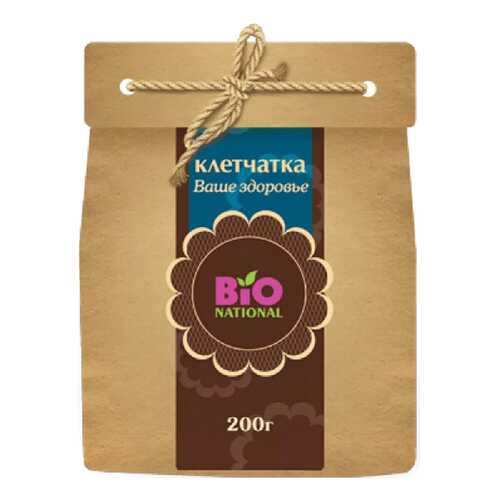 Клетчатка Bio National ваше здоровье в эко-упаковке 200 г в ВкусВилл